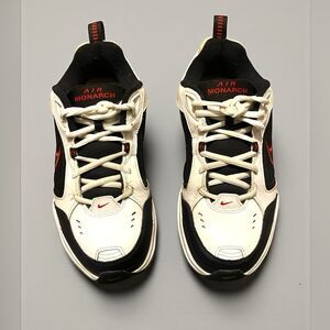Nike Air Monarch IV Black and White Trainers